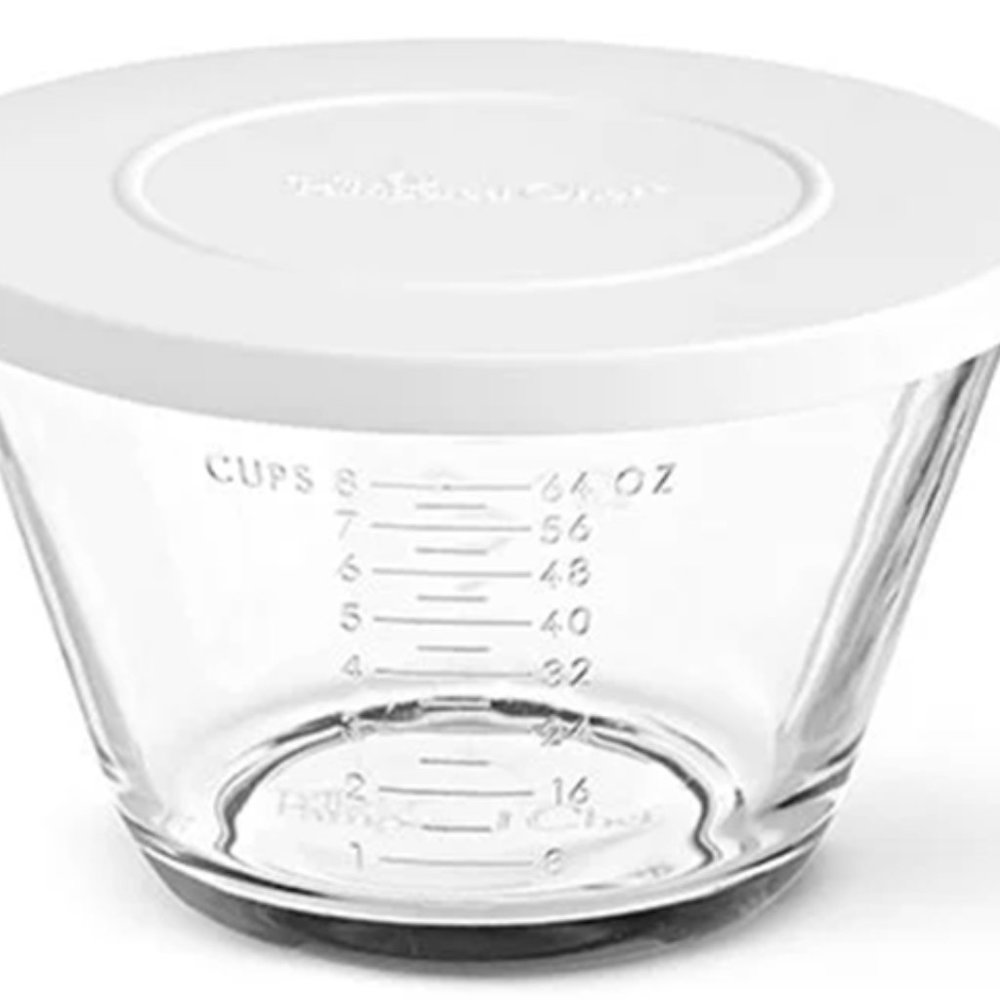 NIB Sealed Pampered Chef Classic Batter Bowl (2 Quart) With Lid #2431 Fast Ship!